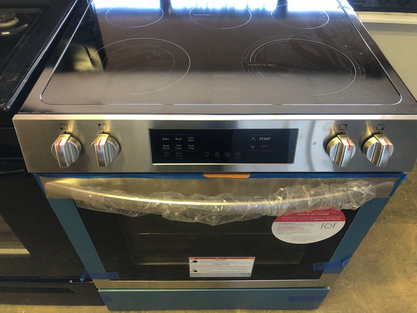 FRIGIDAIRE  SLIDE IN ELECTRIC RANGE STAINLESS STEEL